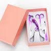 Rose Gold Eyelash Curler & Makeup Tools Set - 4-Piece Beauty Essentials Kit