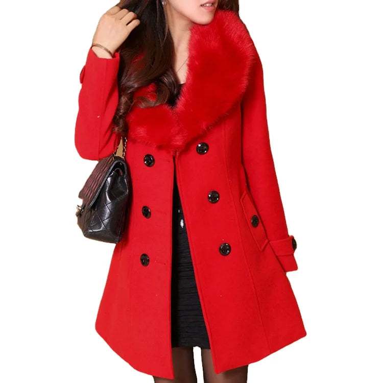 Double-Breasted Wool Coat