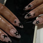 Long Coffin Press-On Nails - Luxury Handmade Acrylic Artificial Nails
