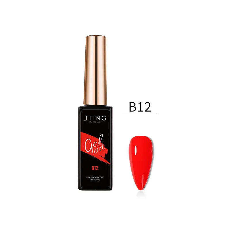 Neon Nail Art Liner Gel Set - UV LED Gel Polish