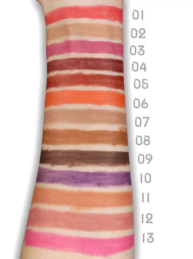 Matte Lip Liner Set - High Pigment Long-Lasting (13 Colors)