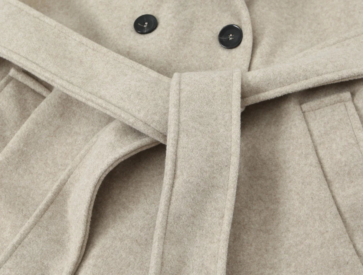 Hooded Soft Fleece Coat Long Sleeve Zip-Up Jacket