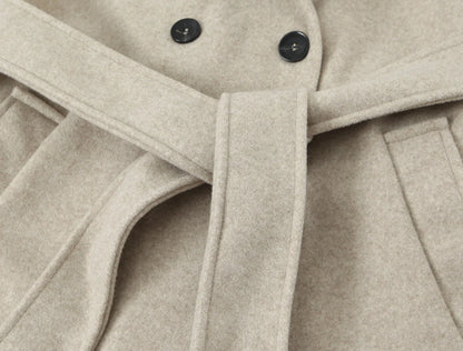 Hooded Soft Fleece Coat Long Sleeve Zip-Up Jacket