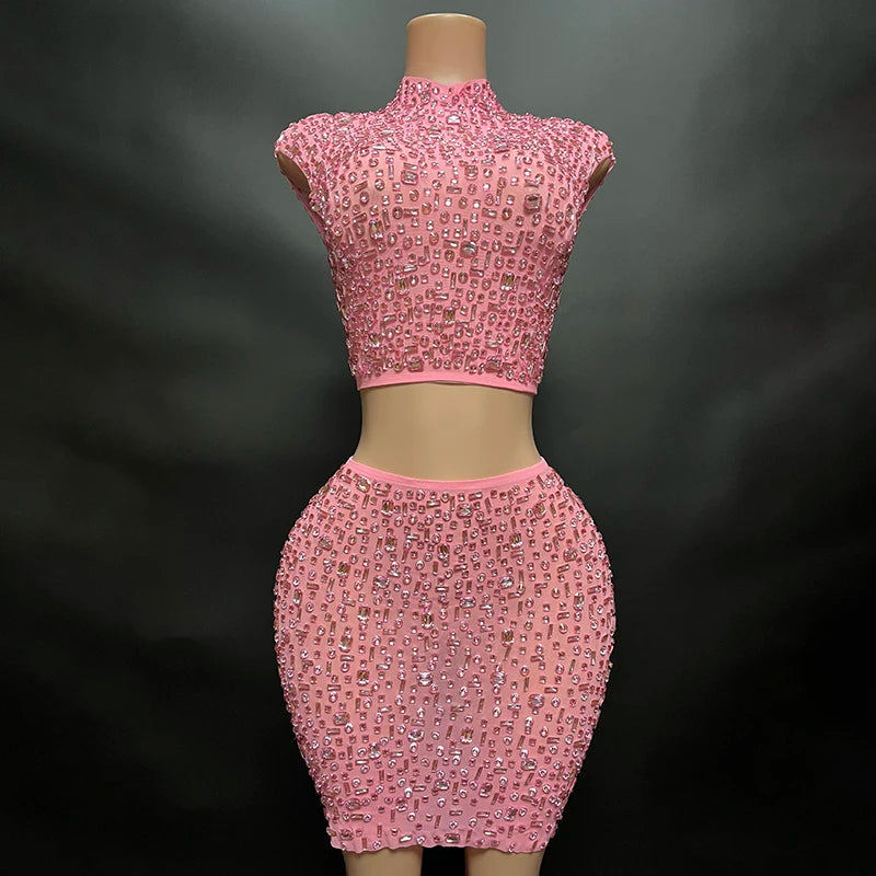 Rhinestone Party Wear