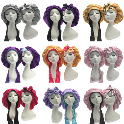 Satin Sleep Bonnet & Durag Silk Hair Wrap