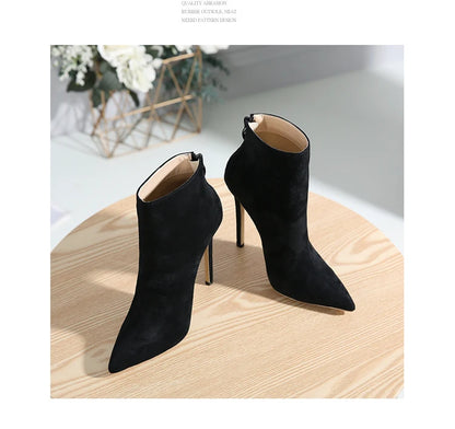 12cm Platform Ankle Boots