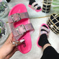 Rhinestone Bling Summer Slides
