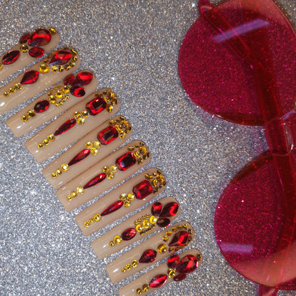 Press-On Nails - Handmade Artificial Fingernails Set