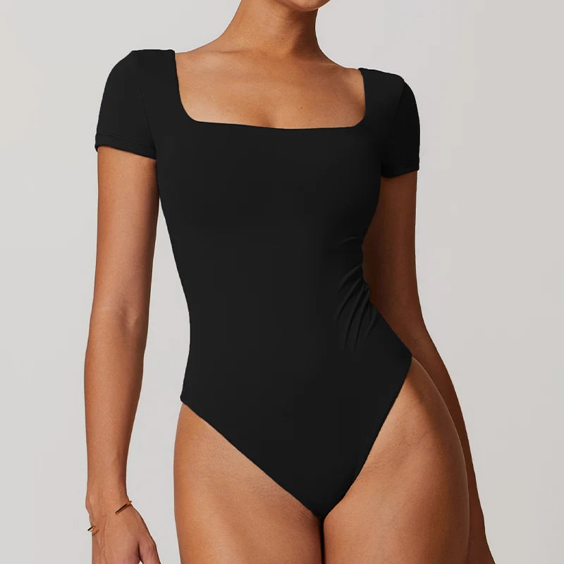 High-Waist Yoga Jumpsuit - Quick-Dry Breathable Activewear