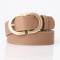 PU Leather Belt - Classic Metal Buckle Fashion Belt