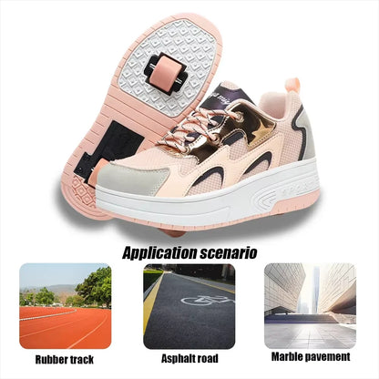 2-in-1 Roller Skate Sneakers