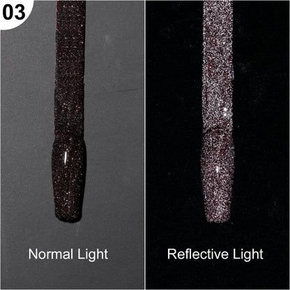 Super Reflective Disco Liner Gel Polish 12-Color Set - Nail Art Painting Collection