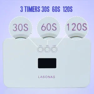 36W UV LED Nail Lamp - Portable Gel Polish Curing Light with Timer