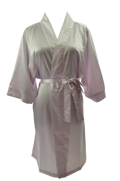 Women's Satin Kimono Robe - Short Silk Bridal Bridesmaid Wedding Robe