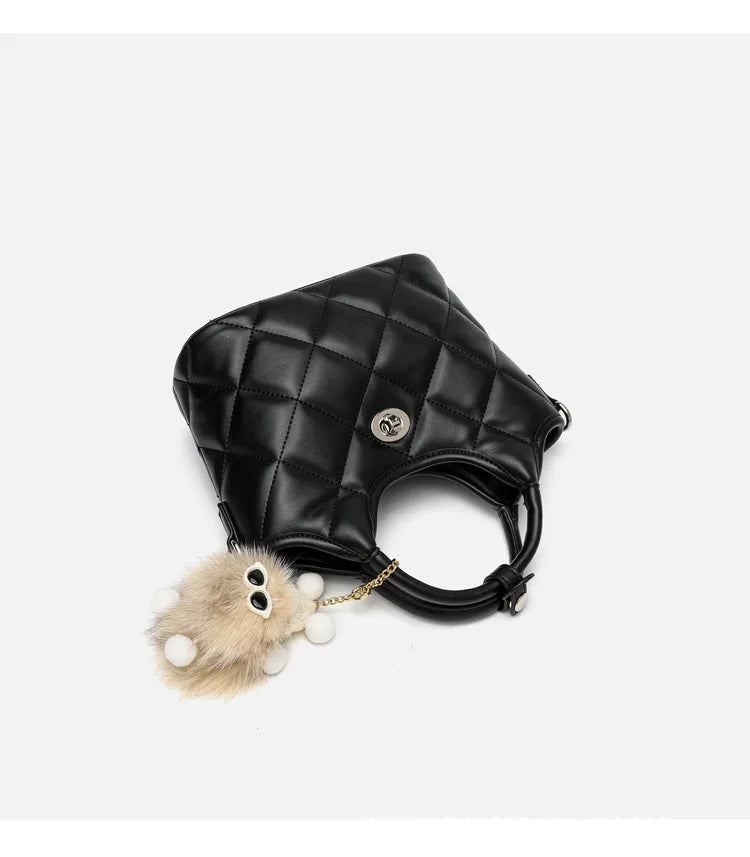 Diamond Embellished Tote Bag - Fashion Messenger Handbag 2025