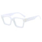 Retro Chunky Square Cat Eye Sunglasses - UV400 Protection
