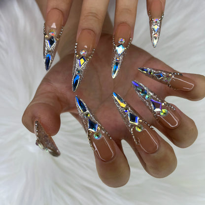 Press-On Nails - Handmade Artificial Fingernails Set