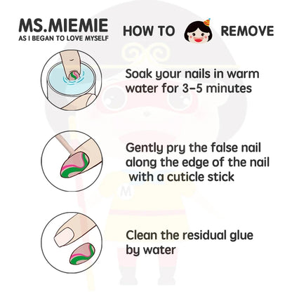 Designer 3D Lace Butterfly Press-On Nails - Extra Long Coffin Shape