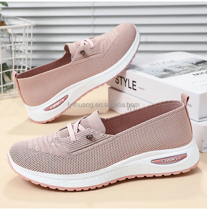 Women's Walking Sneakers - Lightweight Breathable Sport Shoes