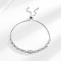 Moissanite Chain Link Bracelet 18K  Bracelet