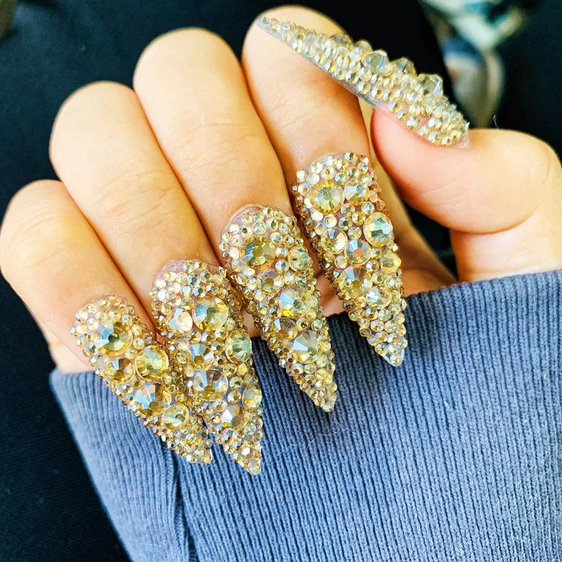 Custom Handmade Acrylic Press-On Nails