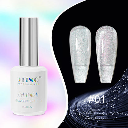 JTING Cat Eye Gel Nail Polish 24-Color Set with Magnet - Complete Collection Kit