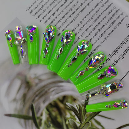 Custom Handmade Acrylic Press-On Nails