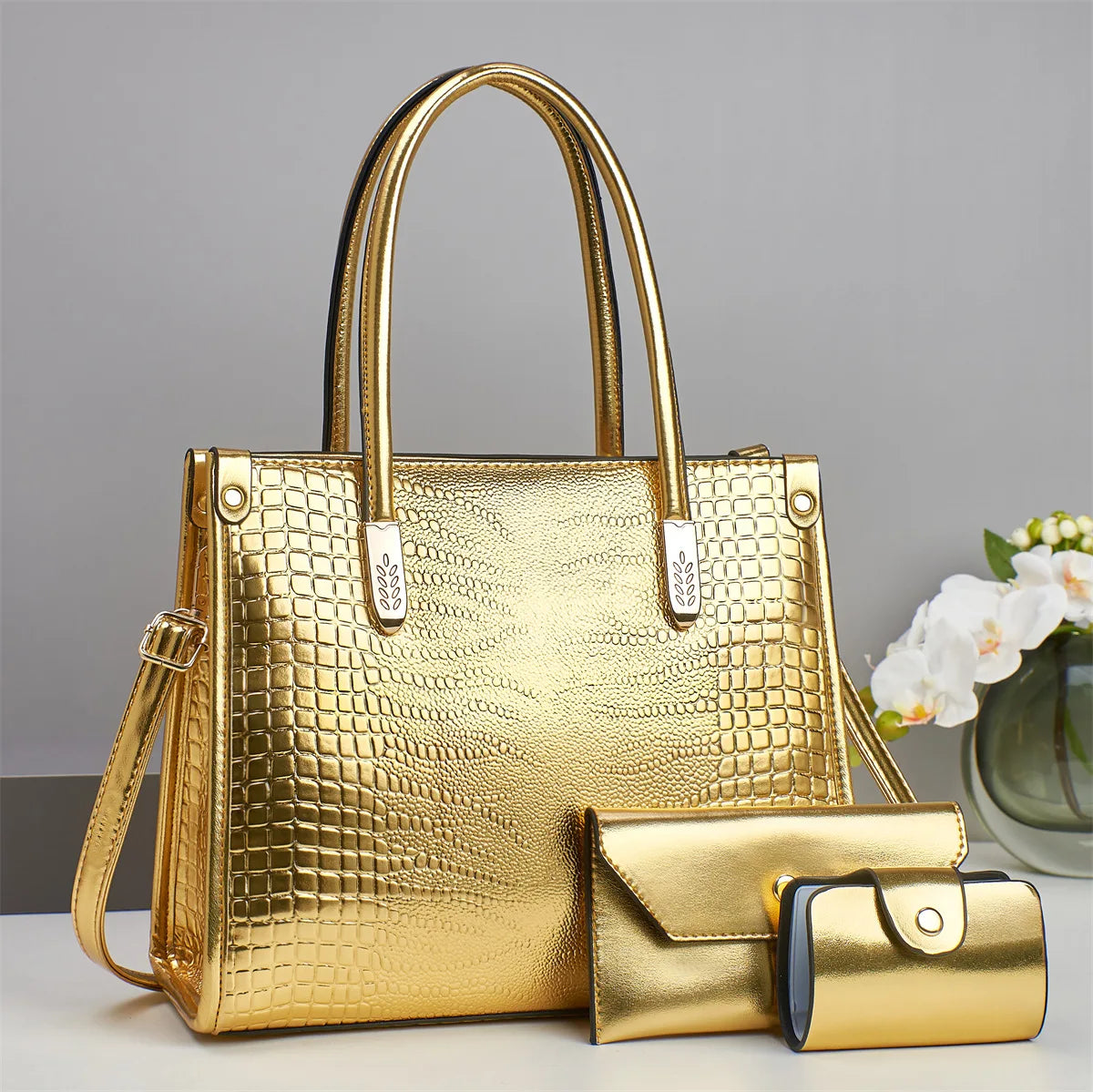 Korean Style Crossbody Luxury PU Leather Designer Tote Bag