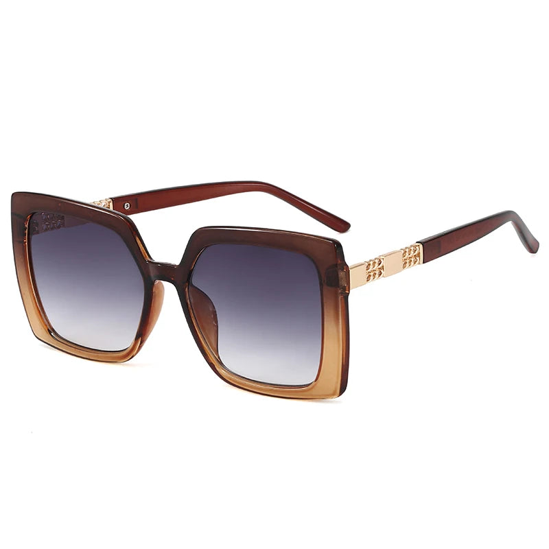 Oversized Square Gradient Sunglasses