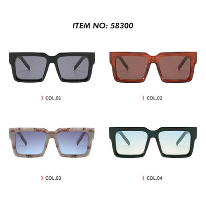 Superhot Rectangle Sunglasses - UV400 Fashion Shades