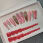 Handmade Acrylic Press-On Nails with Toe Nails Set