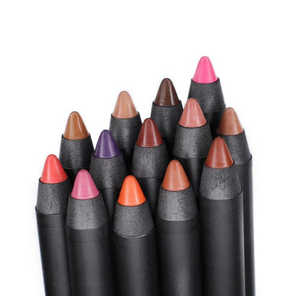 Matte Lip Liner Set - High Pigment Long-Lasting (13 Colors)