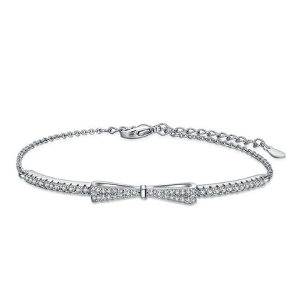 Moissanite Chain Link Bracelet 18K  Bracelet