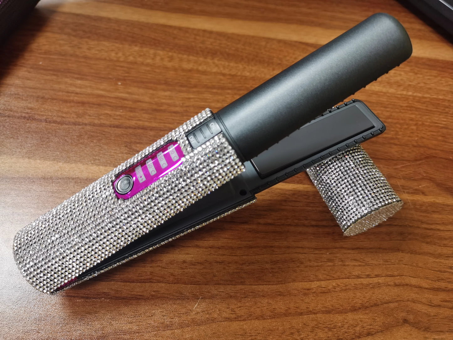 Cordless Hair Straightener - 2-in-1 Brushless Dryer & Curling Iron