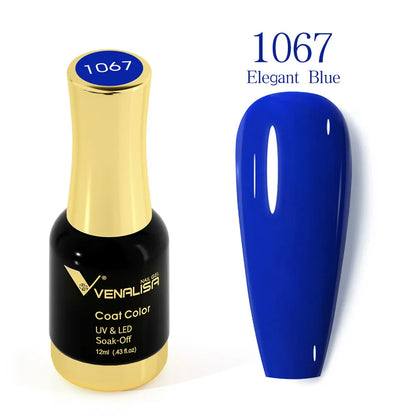 VENALISA Gel Nail Polish - No Wipe High Gloss Top Coat & Base Coat