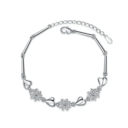 Moissanite Chain Link Bracelet 18K  Bracelet