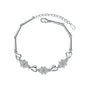Moissanite Chain Link Bracelet 18K  Bracelet