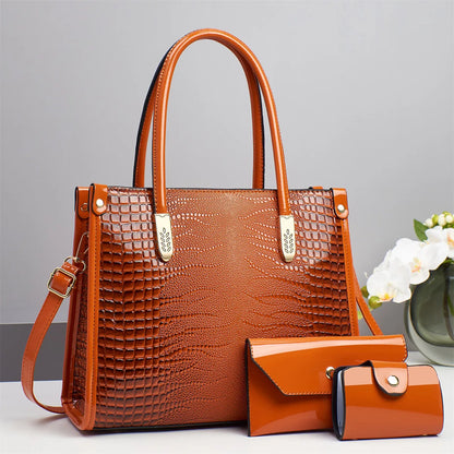 Korean Style Crossbody Luxury PU Leather Designer Tote Bag