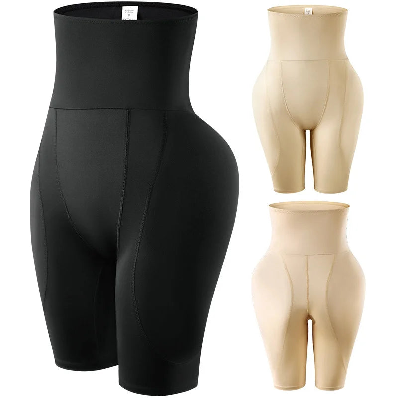 Plus Size Hip Enhancing Shapewear Bodysuit - Seamless Tummy Control