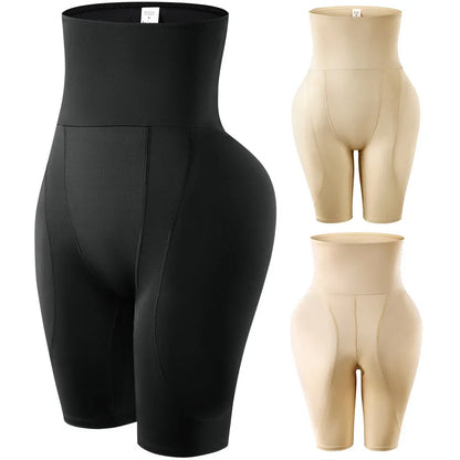 Plus Size Hip Enhancing Shapewear Bodysuit - Seamless Tummy Control