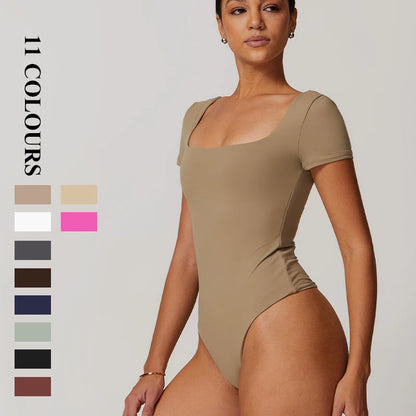 High-Waist Yoga Jumpsuit - Quick-Dry Breathable Activewear