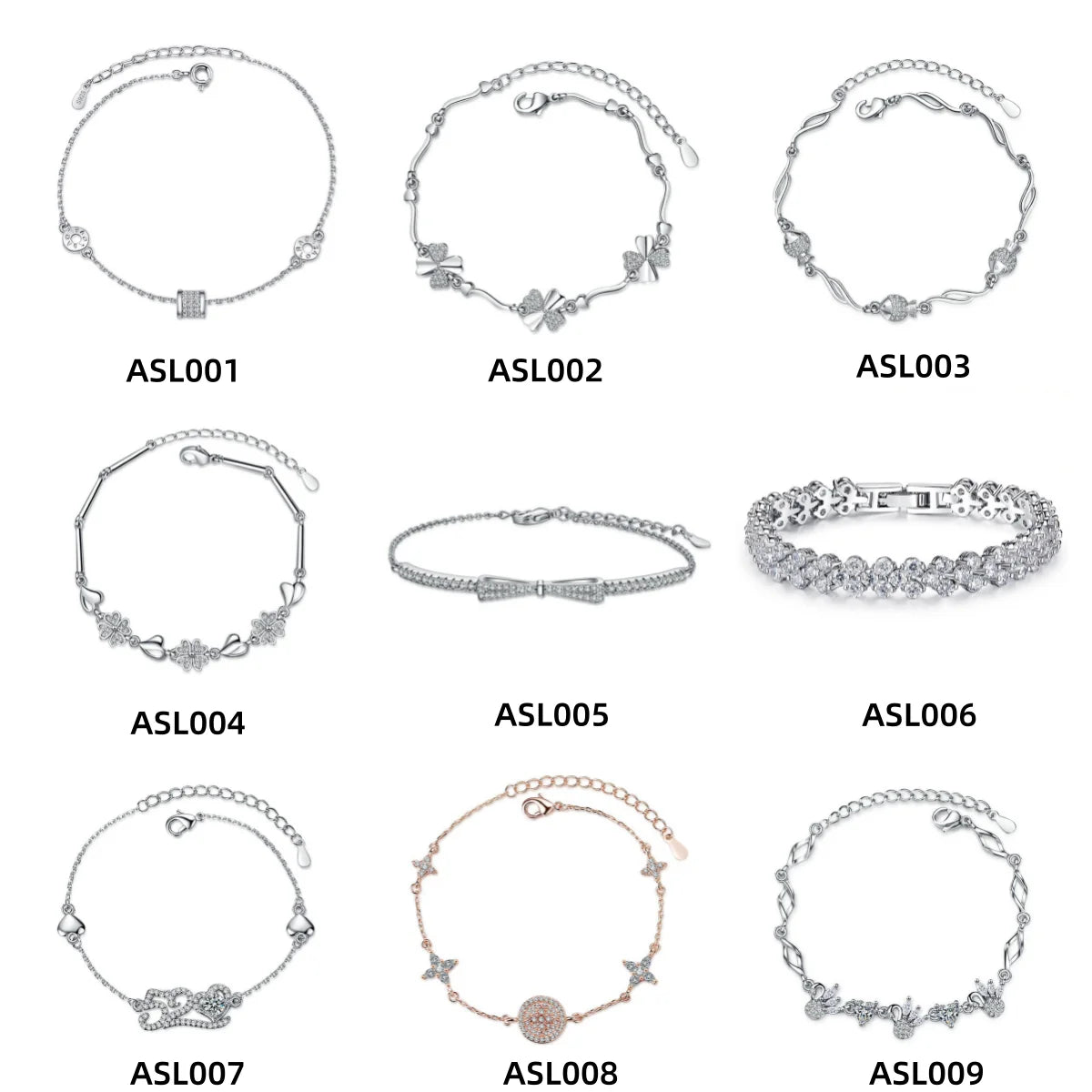 Moissanite Chain Link Bracelet 18K  Bracelet