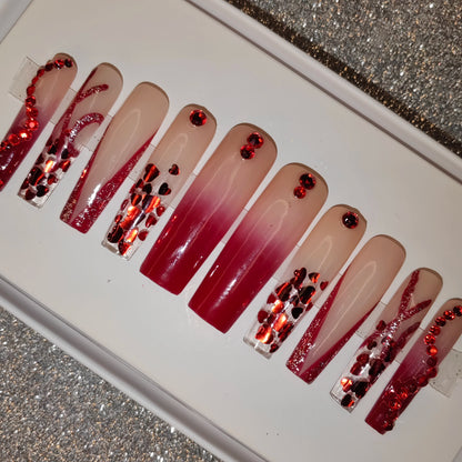 Press-On Nails - Handmade Artificial Fingernails Set