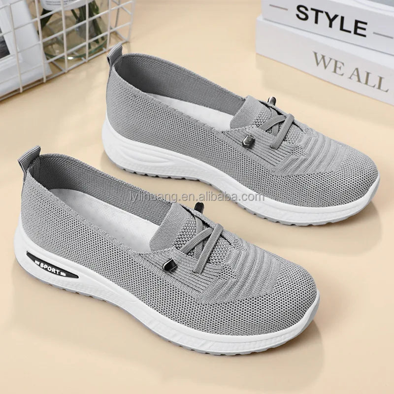 Women's Walking Sneakers - Lightweight Breathable Sport Shoes