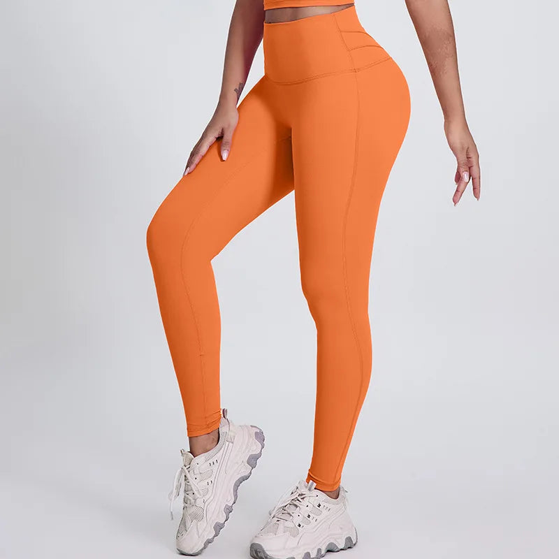High Waist Butt Lifting Gym Leggings - Women's Workout Yoga Pants