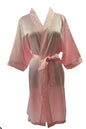 Women's Satin Kimono Robe - Short Silk Bridal Bridesmaid Wedding Robe
