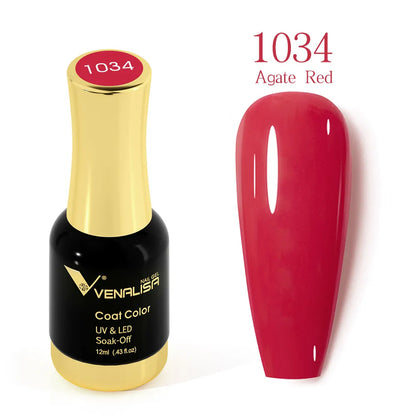 VENALISA Gel Nail Polish - No Wipe High Gloss Top Coat & Base Coat