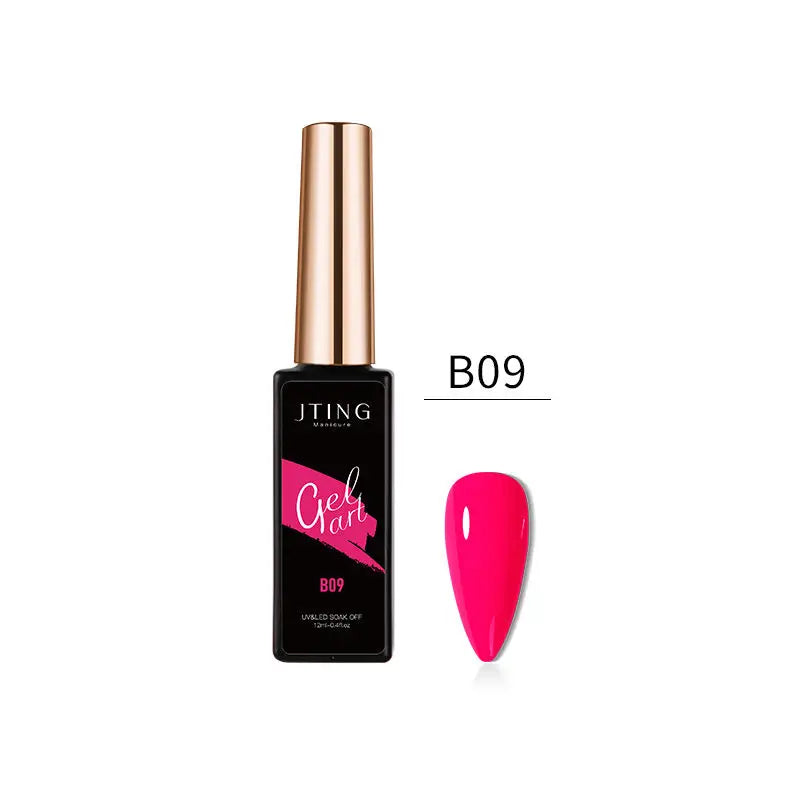 Neon Nail Art Liner Gel Set - UV LED Gel Polish