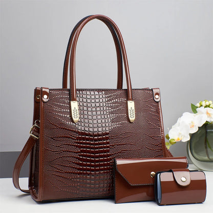 Korean Style Crossbody Luxury PU Leather Designer Tote Bag