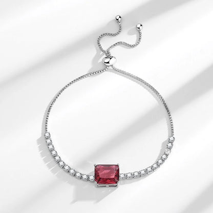 Moissanite Chain Link Bracelet 18K  Bracelet